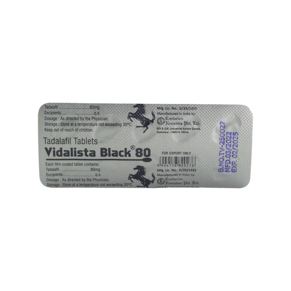 Vidalista black 80 mg - Image 4